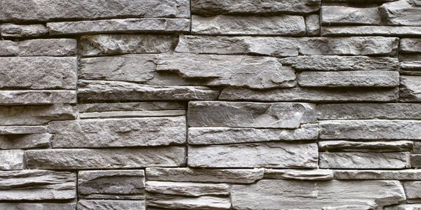 DIMEX | Dibond doska za kuchynskú linku | DBW-08040-258 Sivý kamenný múr| 80 x 40 cm