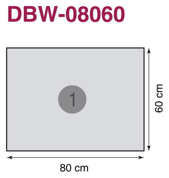DIMEX | Dibond doska za kuchynskú linku | DBW-08060-008 Červené listy | 80 x 60 cm