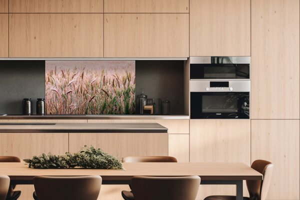 DIMEX | Dibond doska za kuchynskú linku | DBW-10060-136 Pšeničné pole | 100 x 60 cm