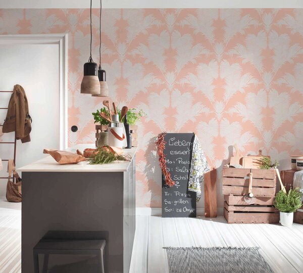 A.S. Création | Vliesová tapeta na stenu Trendwall 2 37959-6 | 0,53 x 10,05 m | biela, ružová