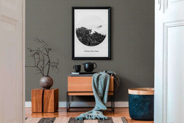 A.S. Création | Vliesová tapeta na stenu Trendwall 2 37957-3 | 0,53 x 10,05 m | zlatá, metalická, šedá