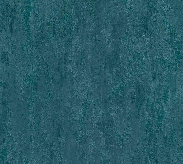 A.S. Création | Vliesová tapeta na stenu Trendwall 2 38044-5 | 0,53 x 10,05 m | modrá, metalická