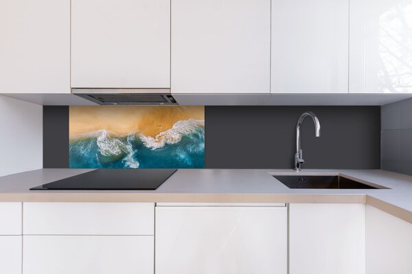 DIMEX | Dibond doska za kuchynskú linku | DBW-08040-163 Modrý oceán| 80 x 40 cm