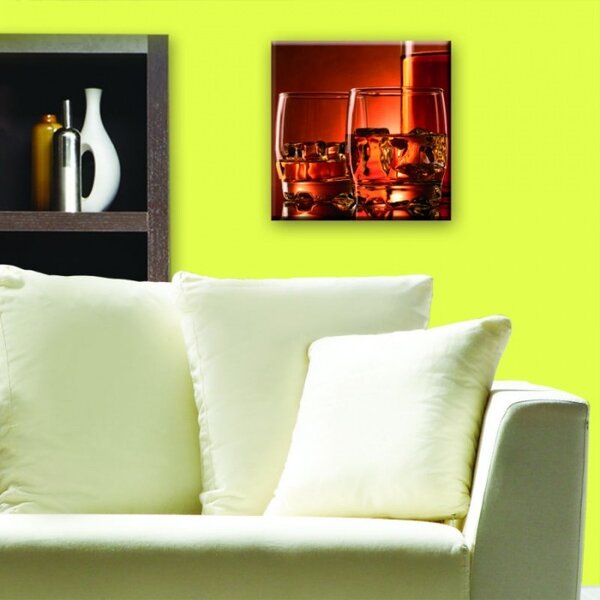 DIMEX | Obraz na skle | Whisky GL-30-018 | 30 x 30 cm
