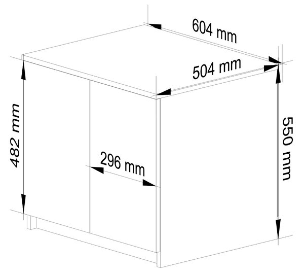Ak furniture Nástavec na skriňu STAR 60 cm dub remeselný zlatý