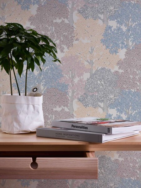 A.S. Création | Vliesová tapeta na stenu AP Floral Impression 37753-4 | 0,53 x 10,05 m | viacfarebná, biela, krémová