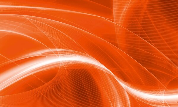 DIMEX | Dibond doska za kuchynskú linku | DBW-10060-037 Oranžový abstrakt | 100 x 60 cm