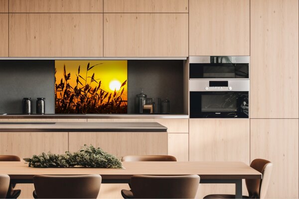 DIMEX | Dibond doska za kuchynskú linku | DBW-08060-128 Západ slnka | 80 x 60 cm