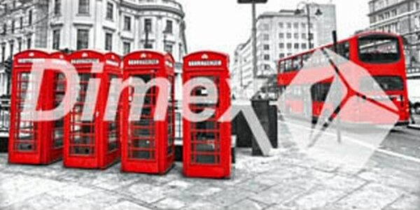 DIMEX | Obraz na skle | Londýn GL-60-010 | 60 x 30 cm