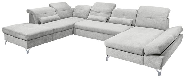 SEDACIA SÚPRAVA, textil, svetlosivá MID.YOU - Sedačky, Online Only