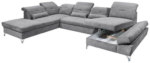 SEDACIA SÚPRAVA, textil, tmavosivá MID.YOU - Sedačky, Online Only
