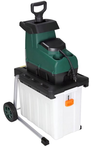 Záhradný štiepkovač/drvič CHIP s 50l zbernou nádobou, 3100W čierna/zelená Gardebruk