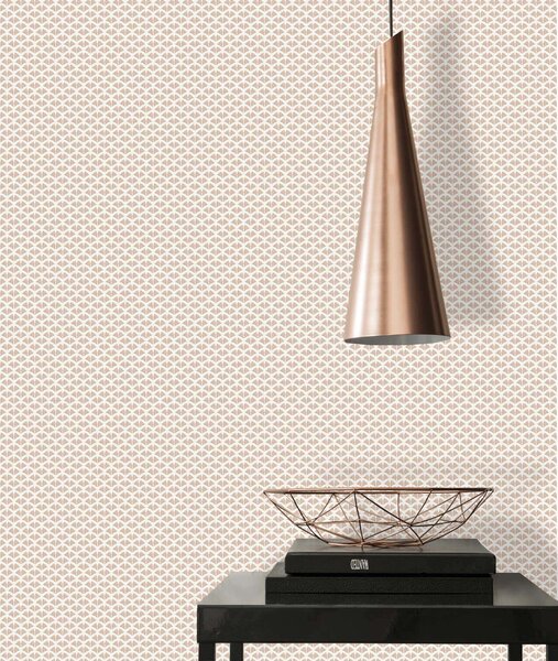 A.S. Création | Vliesová tapeta na stenu Trendwall 2 37958-1 | 0,53 x 10,05 m | biela, béžová, metalická