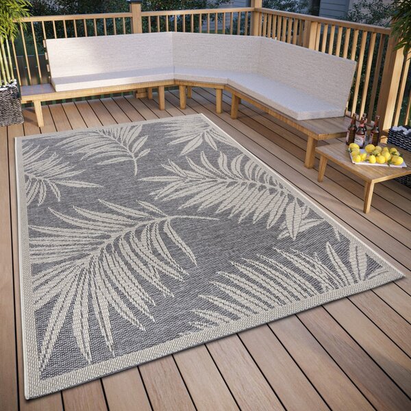 Hanse Home , Kusový koberec Clyde 105907 Paru Grey Cream – na von aj na doma, 63x120, šedá, chodba / predsieň