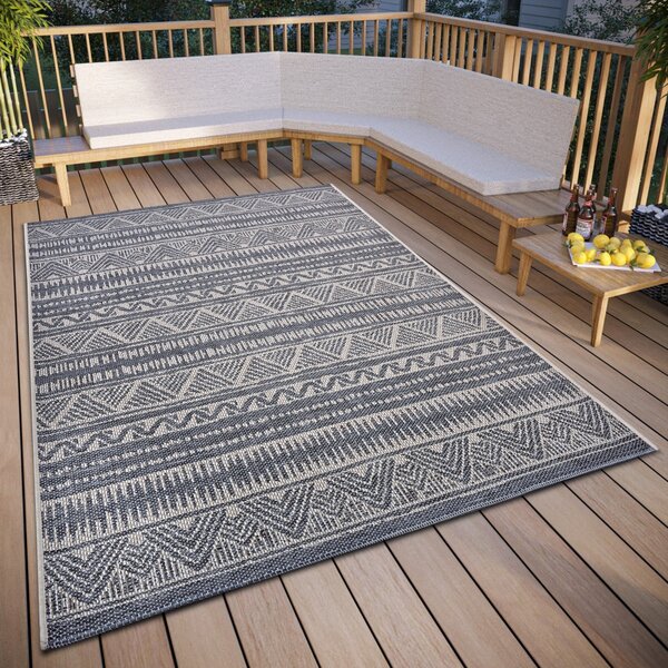 Hanse Home , Kusový koberec Clyde 105906 Loto Grey Beige – na von aj na doma, 63x120, šedá, chodba / predsieň