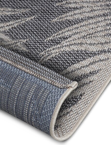 Hanse Home , Kusový koberec Clyde 105907 Paru Grey Cream – na von aj na doma, 63x120, šedá, chodba / predsieň