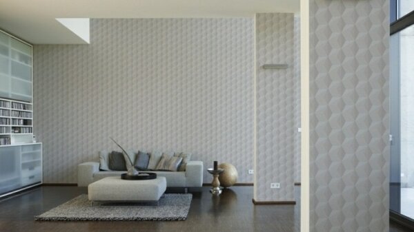 A.S. Création | Vliesová tapeta na stenu Life 96255-1 | 0,53 x 10,05 m | béžová
