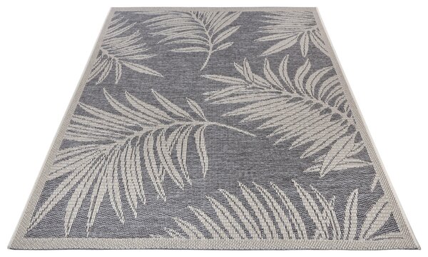 Hanse Home , Kusový koberec Clyde 105907 Paru Grey Cream – na von aj na doma, 63x120, šedá, chodba / predsieň