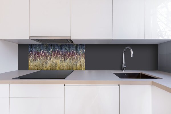 DIMEX | Dibond doska za kuchynskú linku | DBW-08040-170 Zimná trstina| 80 x 40 cm