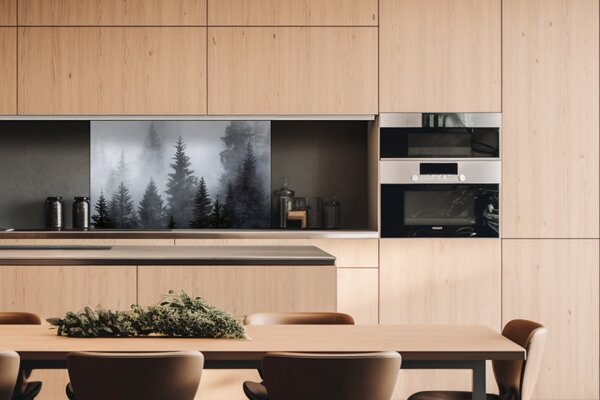 DIMEX | Dibond doska za kuchynskú linku | DBW-10060-143 Hmla | 100 x 60 cm