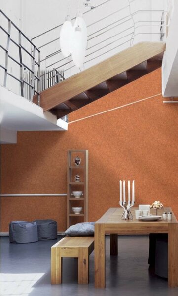 A.S. Création | Vliesová tapeta na stenu Neue Bude 36207-9 | 0,53 x 10,05 m | medená, oranžová, hnedá