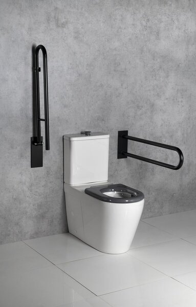 Sapho Sapho, DARIO RIMLESS WC kombi misa s nádržkou, spodný/zadný odpad, biela, MC102