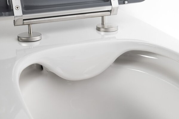 Sapho Sapho, DARIO RIMLESS WC kombi misa s nádržkou, spodný/zadný odpad, biela, MC102