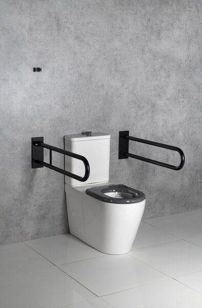 Sapho Sapho, DARIO RIMLESS WC kombi misa s nádržkou, spodný/zadný odpad, biela, MC102