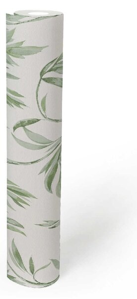 A.S. Création | Vliesová tapeta na stenu Attractive 37830-1 | 0,53 x 10,05 m | zelená, biela