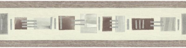 A.S. Création | Samolepiaci bordúra na stenu Only Borders 8930-17 | 13 cm x 5 m | metalická, hnedá, krémová
