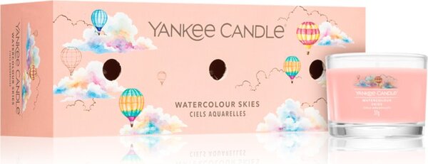 Yankee Candle Watercolour Skies darčeková sada 3x37 g