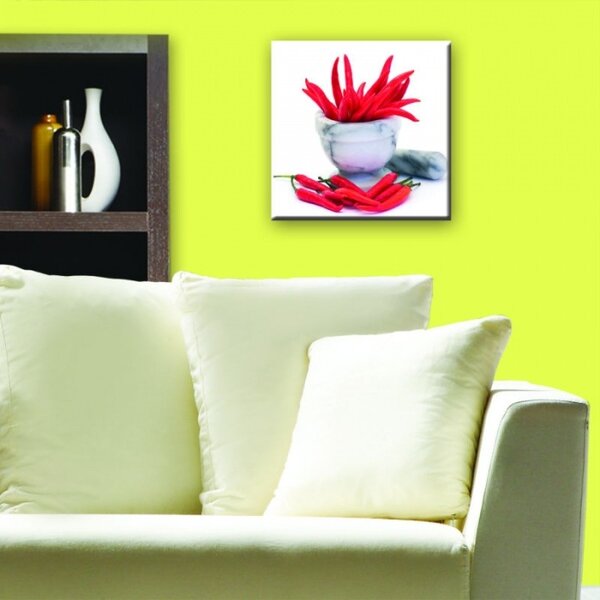 DIMEX | Obraz na skle | Chilli GL-30-004 | 30 x 30 cm
