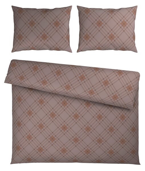 POSTEĽNÁ BIELIZEŇ, satén, taupe, 200/200 cm Ambia Home - Obliečky & plachty