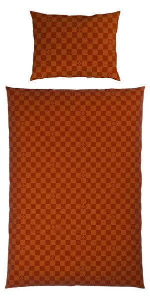 POSTEĽNÁ BIELIZEŇ satén oranžová 140/200 cm Ambia Home - Obliečky & plachty
