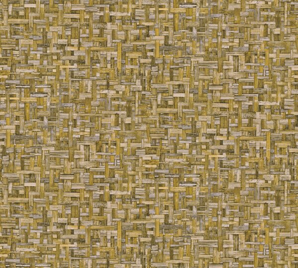 A.S. Création | Vliesová tapeta na stenu AP Jungle Chic 37706-4 | 0,53 x 10,05 m | béžová, žltá