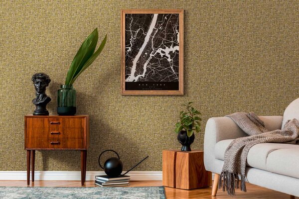 A.S. Création | Vliesová tapeta na stenu AP Jungle Chic 37706-4 | 0,53 x 10,05 m | béžová, žltá
