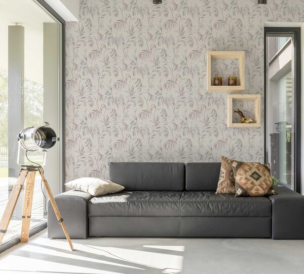 A.S. Création | Vliesová tapeta na stenu Attractive 37830-4 | 0,53 x 10,05 m | červená, biela, béžová, hnedá
