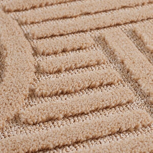 Svetloružový okrúhly koberec ø 200 cm Art 1121 – Ayyildiz Carpets