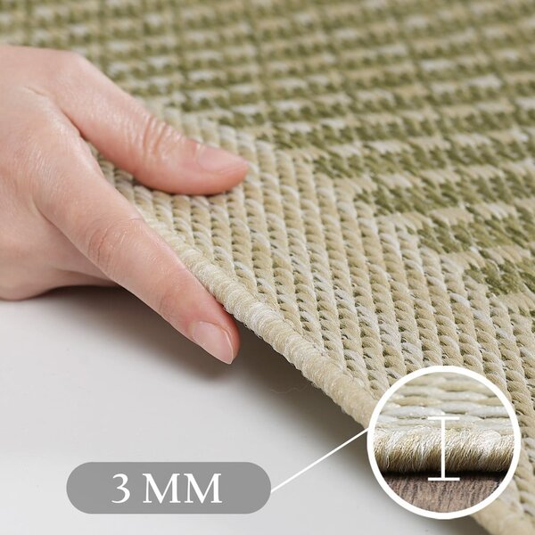 Kaki vnútorný a vonkajší koberec 160x230 cm Giza 1410 – Ayyildiz Carpets