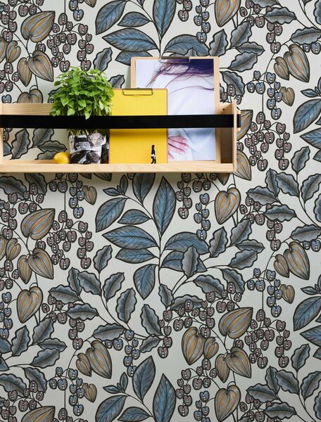 A.S. Création | Vliesová tapeta na stenu AP Floral Impression 37754-8 | 0,53 x 10,05 m | viacfarebná, biela, čierna
