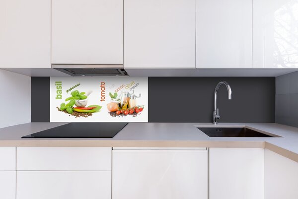 DIMEX | Dibond doska za kuchynskú linku | DBW-08040-003 Korenie| 80 x 40 cm