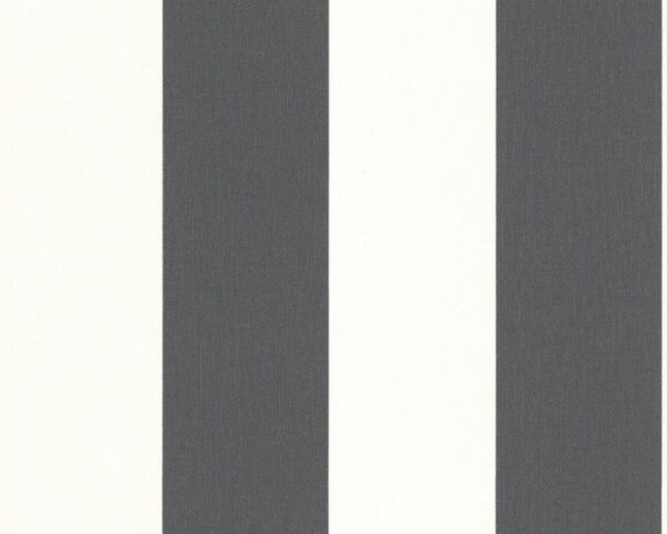 A.S. Création | Vliesová tapeta na stenu Black and White 1790-50V | 0,53 x 10,05 m | biela, šedá