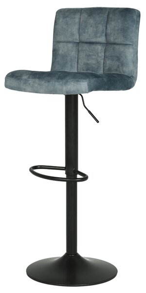 Barová stolička GITA modrá/čierna