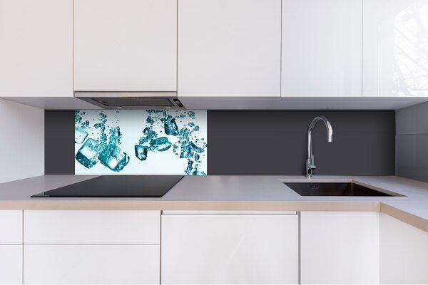 DIMEX | Dibond doska za kuchynskú linku | DBW-08040-002 Ľadové kocky | 80 x 40 cm