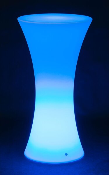 LED svietiaci kokteilový stôl, 110 x 58 cm
