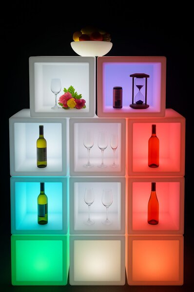 LED svietiaci box, 40 x 40 x 40 cm