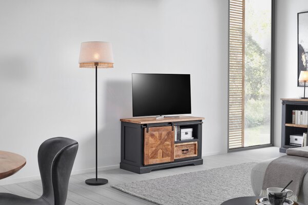SKRINKA POD TV, sivá, 105/63/45 cm MID.YOU - Online Only drobný nábytok, Online Only