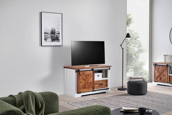 SKRINKA POD TV, biela, 105/63/45 cm MID.YOU - Online Only drobný nábytok, Online Only