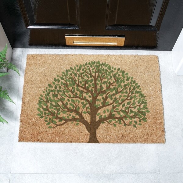 Rohožka z kokosového vlákna 40x60 cm Tree of Life – Artsy Doormats