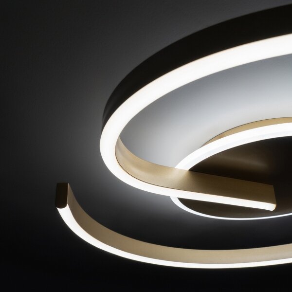 Brilagi -LED stmievateľné stropné svietidlo SPIRAL LED/56W/230V 3000/4000/6000K+DO